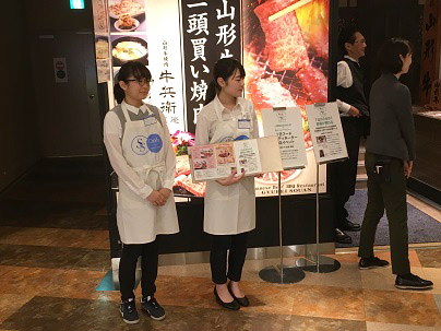 店頭で商品PR